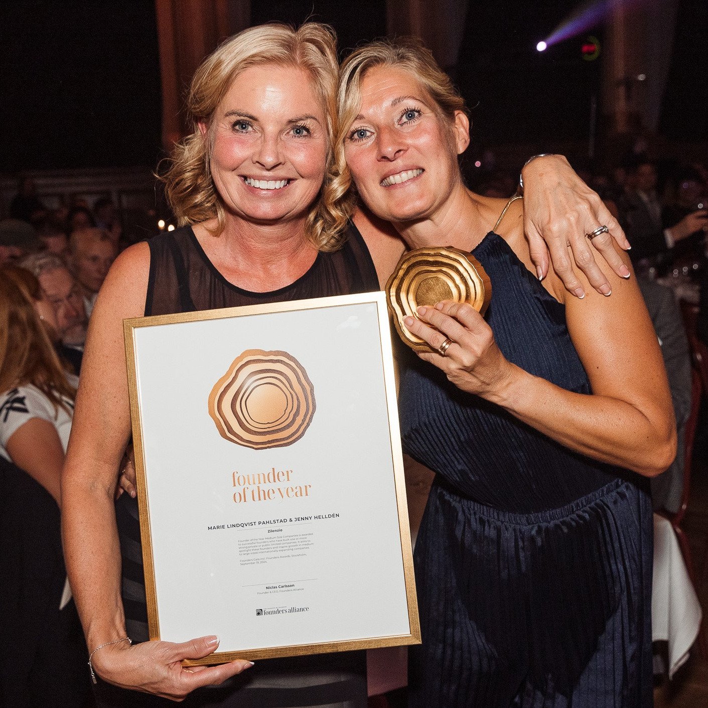 Marie Lindqvist & Jenny Helldén, Gold Winners Founder of the Year Medium Size Companies 2 (1) (1)